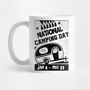 Camping day T-shirt Mug